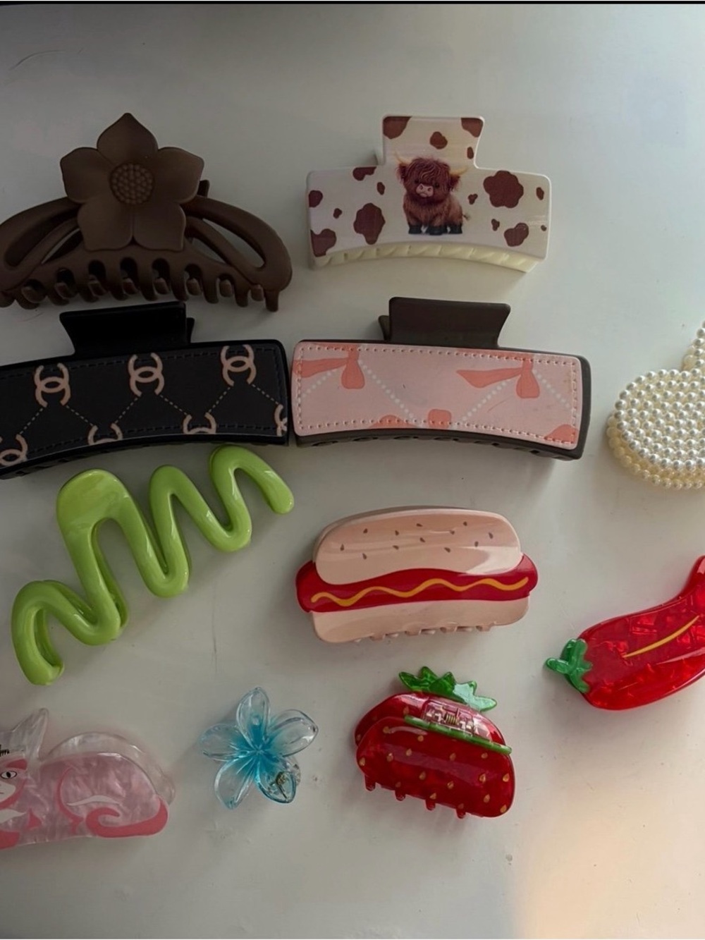 Cute Hair Claw Clips- Bundle of 11 Clips